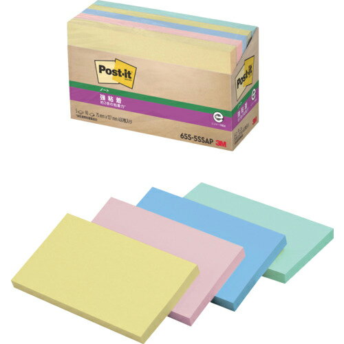 ��SALE���ʡ�3M ( ���꡼���� ) �դ��� �ݥ��ȡ����å� �Ρ��� ��Ǵ�� 75��127mm 90���5�ѥå� (450����) ( 655-5SSAP )