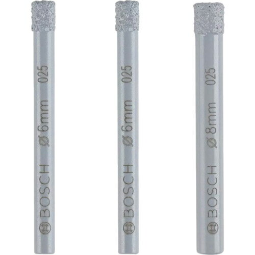 樂天商城 - ボッシュ 磁器タイル用ダイヤモンドドリルビット(回転専用) 3本セット ( 2607011626 )