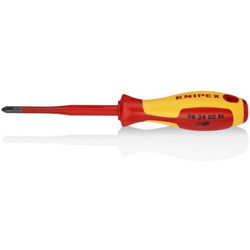 KNIPEX 絶縁ドライバースリム(+)PH2 ( 9824-02SL ) KNIPEX社