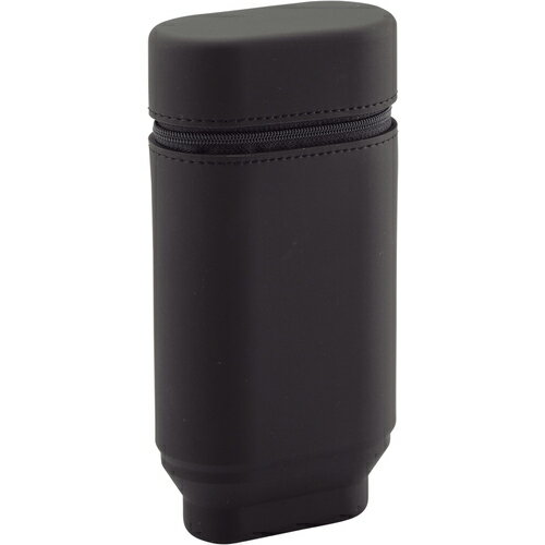 LIHIT スタンドペンケース オーバルタイプLサイズ ブラック ( A7695-24 ) (株)LIHIT LAB.