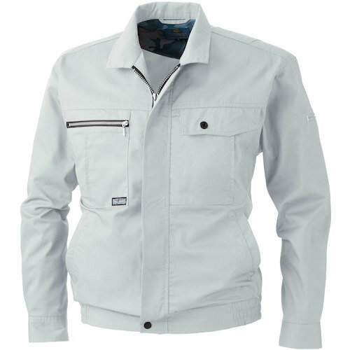 NBW 193 長袖ブルゾン シルバーグレー L ( 193-22-L ) (株)桑和