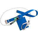【SALE価格】TSUYORON 胴ベルト型墜落制止用器具(ロープタイプ) セフライト(三つ打ちロープ) 青 Mサイズ 幅50MM×長さ1200MM ( TB-SAF-593-BL4-M-BP ) 藤井電工(株)