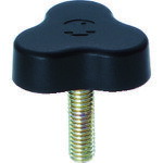 【SALE価格】三星 イーグルスターノブ 三平 ねじ寸法M5×0.8 黒 ( ESK33-M5X15-BK-P ) 三星産業貿易(株)