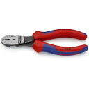 【SALE価格】KNIPEX 強力型ニッパー バネ付 160mm ( 7412-160 ) KNIPEX社