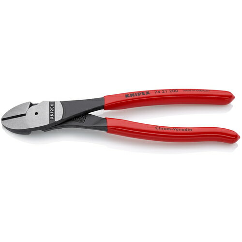 KNIPEX 強力型ニッパー 12°オフセット型 200mm ( 7421-200 )