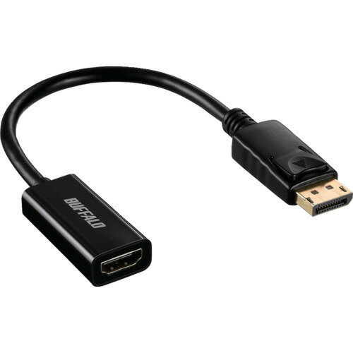BUFFALO DisplayPort-HDMI変換アダプタ ブラック ( BDPHDBK ) (株)バッファロー