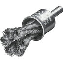 【SALE価格】LESSMANN 軸付ノット型エンドブラシ Φ19 高張度鋼線 0.35 ( 453278 ) LESSMANN社