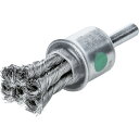 【SALE価格】LESSMANN 軸付ノット型エンドブラシ Φ19 ステンレス線 0.35 ( 453378 ) LESSMANN社