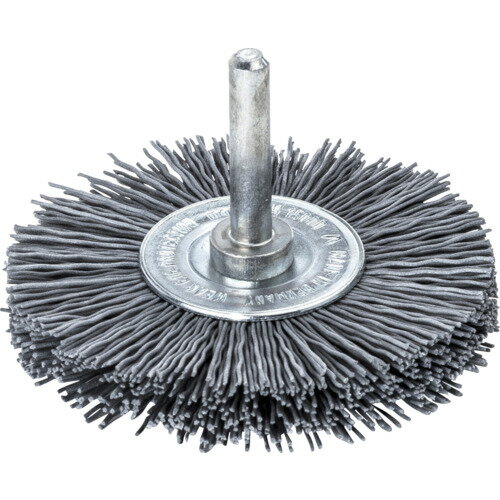 LESSMANN 軸付ホイルブラシ 砥粒入ナイロン線 0.6 #320 φ70 ( 417872 ) LESSMANN社