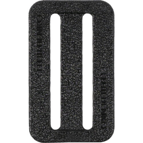 TSUYORON 胴ベルト型墜落制止用器具用部品 D環止め 2つ穴 樹脂製 黒 ベルト幅50mm用 LT-P51-BLK ( LT-P..