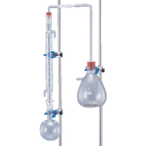 仕様：材質：硼珪酸ガラス-1摺合：19/38型番：0070-16-10品名：共通摺合丸底フラスコ500mL※スタンド及びクランプ、赤ゴム栓は別売です。　●メーカー取寄商品について 本商品はメーカーからの取寄商品となります。 納期は、メーカー...