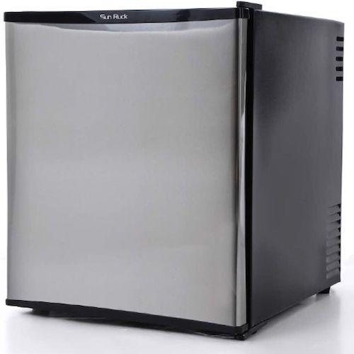 グリーンクロス ミニ冷蔵庫 48L ペルチェ式 無音 3段階温度調節 仕切り棚の調節可 SV ( 6 ...