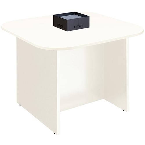 NAIKI キャビネットカウンター スクエアタイプ CF型/脚:ホワイト/天板:ホワイト 幕板:ホワイト/W1400×D..