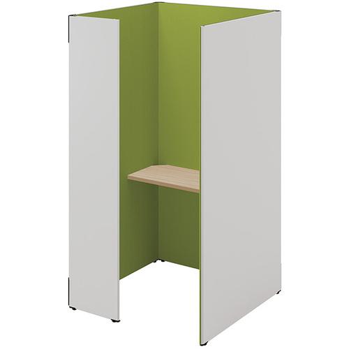 NAIKI クローズブース ソロコート SCP型/外側パネル:サテンホワイト/内側パネル:グリーンH1900 ( SCP19104T-SWGR-SO ) (株)...