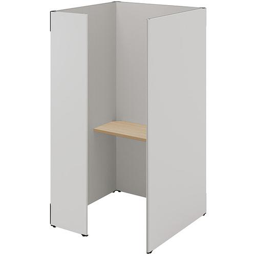 NAIKI クローズブース ソロコート SCP型/外側パネル:サテンホワイト/内側パネル:グレーH1900 ( SCP19104T-SWGL-SO ) (株)ナ...