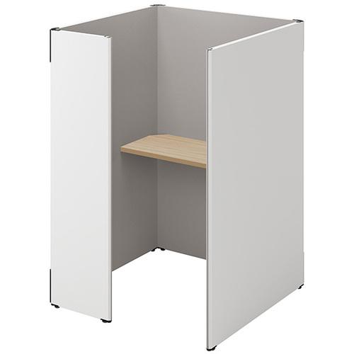 NAIKI クローズブース ソロコート SCP型/外側パネル:サテンホワイト/内側パネル:グレーH1500 ( SCP15104T-SWGL-SO ) (株)ナ...