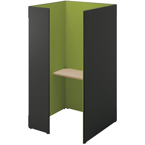 NAIKI クローズブース ソロコート SCP型/外側パネル:サテンブラック/内側パネル:グリーンH1900 ( SCP19104T-SBGR-SO ) (株)...