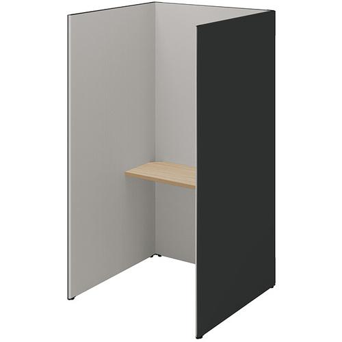 NAIKI クローズブース ソロコート SCP型/外側パネル:サテンブラック/内側パネル:グレーH1900 ( SCP19103T-SBGL-SO ) (株)ナ...