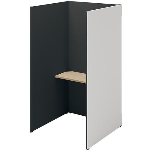 NAIKI クローズブース ソロコート SCP型/外側パネル:サテンホワイト/内側パネル:ブラックH1900 ( SCP19103T-SWBK-SO ) (株)...