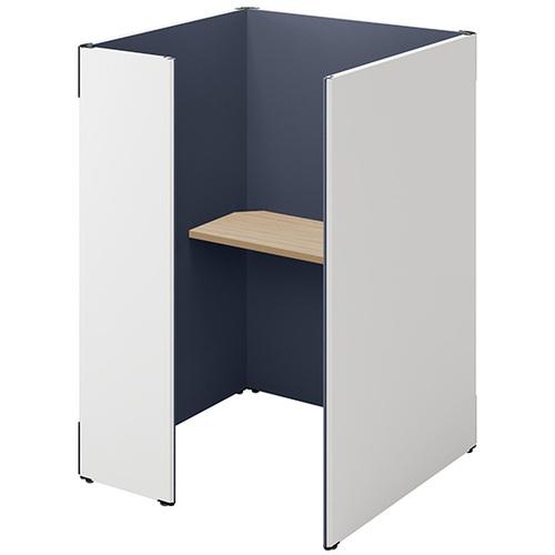 NAIKI クローズブース ソロコート SCP型/外側パネル:サテンホワイト/内側パネル:ダークブルーH1500 ( SCP15104T-SWDBL-SO ) ...