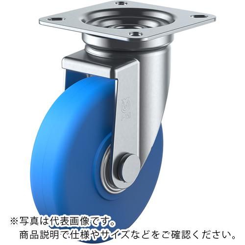 ユーエイ プレート式 自在 キャスター モノマーキャストナイロン 車輪径130mm Jタイプ J型 取付寸法82×82(75×75) ( MCBJ-130 ) (株)ユーエイ キャスター事業部
