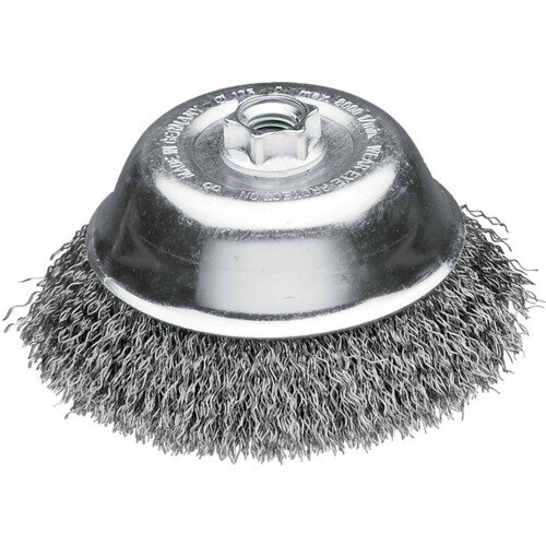 LESSMANN 工業用カップブラシ Φ75 鋼線 線径0.3 ( 423164 )