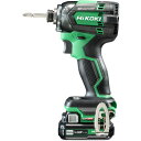 HiKOKI 10.8Vコードレスインパクトドライバ 4.0Ah バッテリーセット品 アグレッシブグリーン ( WH12DCA-2LS ) 工機ホールディングス...