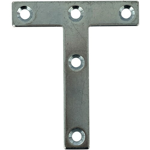 DAIDОHANT ダイドーハント スリムサポート T字フラット ユニクロ(シルバー) (a)50×(b)12×(c)40×(t)2mm (1個) ( 00069166 ) (株)ダイドーハント