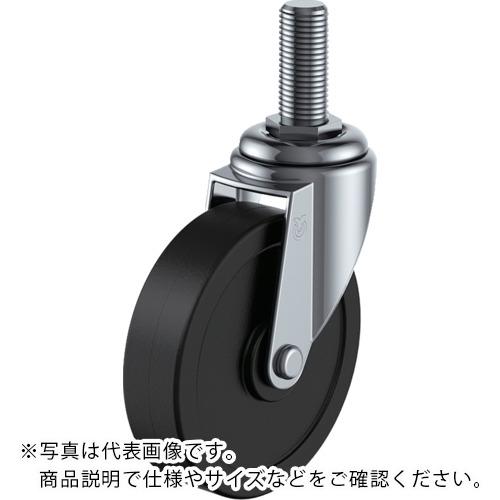 樂天商城 - ユーエイ ねじ込みキャスター自在車 75径ハードゴム車輪ピッチ1.75 ( ET-75RH-M12-35 ) (株)ユーエイ キャスター事業部