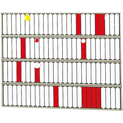 LIHIT 回転標示盤(100口座) ( S2534 ) (株)LIHIT LAB.