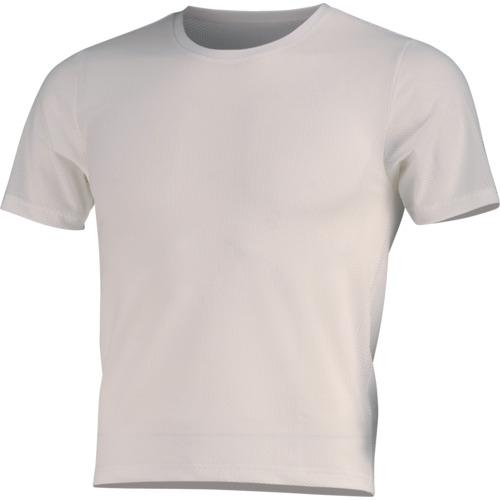 カジメイク 6883 ソルジャーメッシュエア半袖クルーネック ホワイト LL ( 6883-01-LL ) (株)カジメイク