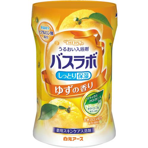 白元 入浴剤 HERSバスラボボトルゆずの香り540g ( 22485-7 ) 白元アース(株)