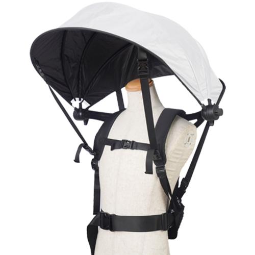 サンコー ハンズフリー背負える日傘 ホワイト ( SNTH25CWH ) サンコー(株)