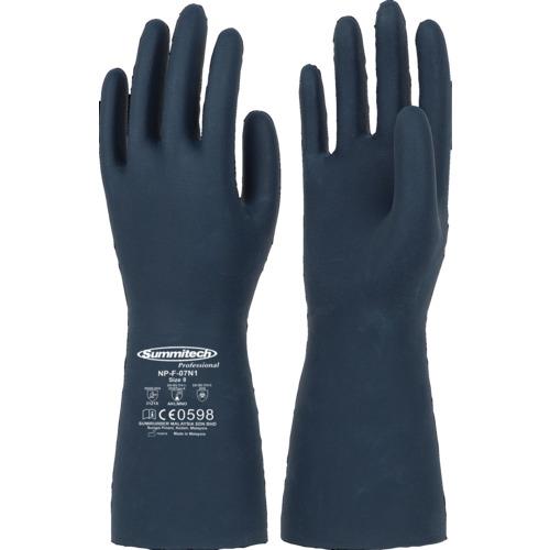 サミテック 耐油・耐溶剤手袋 サミテックNP-F-07N1 L ダークブルー ( 9776 ) (株)ダンロップホームプロダクツ