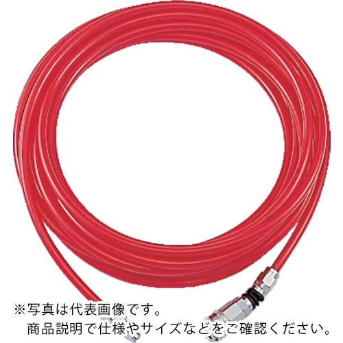 TRUSCO エアブレードホース ウレタンブレードチューブ 6.5×10 20m フリーアングルJ付 ( TOP-6.5-20F (フリーアングルツキ) ) トラスコ中山(株)