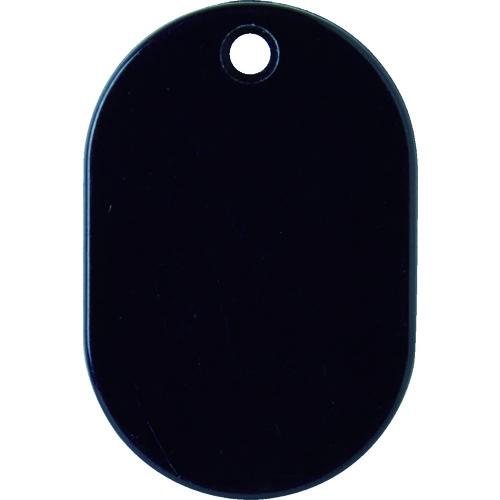 【SALE価格】TRUSCO ( トラスコ中山 ) 小判札 小 45X30mm 5枚入 黒 ( TKFS-BK )