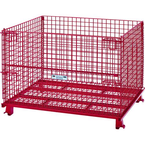 TRUSCO ネットパレット 1200X1000X890 粉体塗装 赤 ( T1012AR ) トラスコ中山(株)