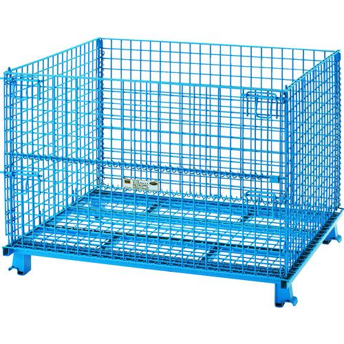 TRUSCO ネットパレット 1200X1000X890 粉体塗装 青 ( T1012AB ) トラスコ中山(株)