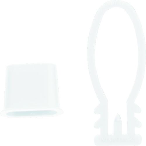TRUSCO みかんネット用留め具 白 100個入 ( BET-W-100 ) トラスコ中山(株)