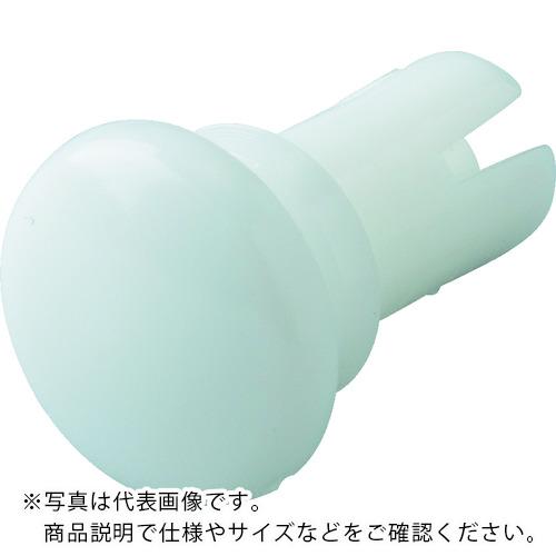 TRUSCO プッシュリベット 板厚2.5~4.0mm 穴径6.1Φ 長さ6.0 白 50個入 ( TPR6060-W ) トラスコ中山(株)