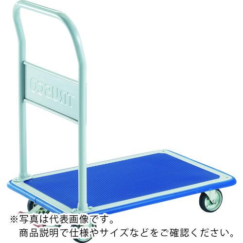 TRUSCO プレス製台車 ドンキーカート 固定式1190X440 ピン式固定車ストッパー付 ( 402NKB ) トラスコ中..