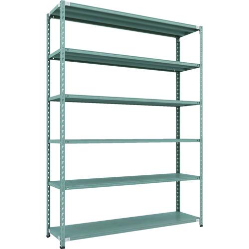 樂天商城 - 【SALE価格】TRUSCO ( トラスコ中山 ) CB型セミボルトレス軽中量棚 1800X450XH2400 6段 グリーン ( CB-8646-GN )