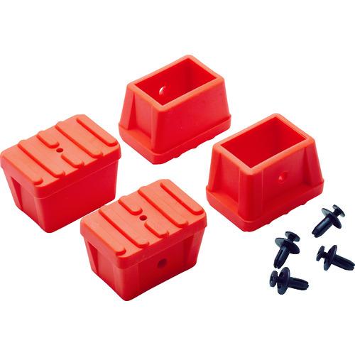 TRUSCO 滑り止めキャップ 4個 オレンジ TSF用 ( TSF-PS2-OR ) トラスコ中山(株)