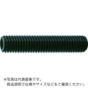 TRUSCO 六角穴付止めねじ 平先 黒染め M10×12 40本入 ( B63-1012 ) トラスコ中山(株)