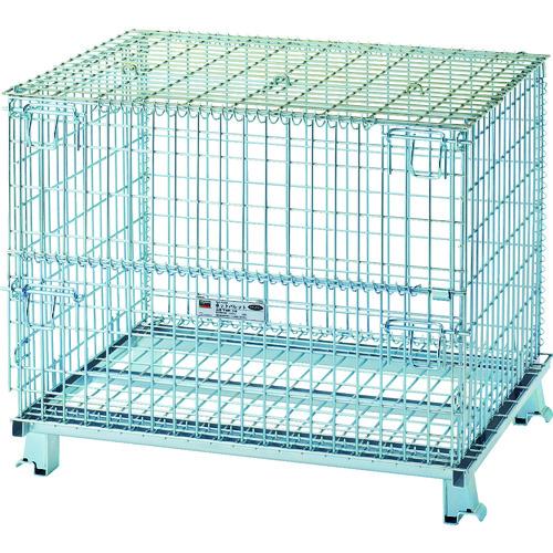 TRUSCO ネットパレット 1000X800X850 1000Kg 2枚フタ付 ( TNP-3NF2 ) トラスコ中山(株)