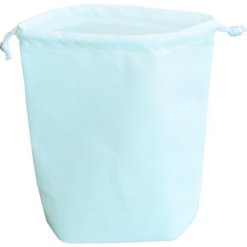 TRUSCO 不織布巾着袋 B5サイズ マチあり ホワイト 10枚入 ( HSB5-10-W ) トラスコ中山(株)