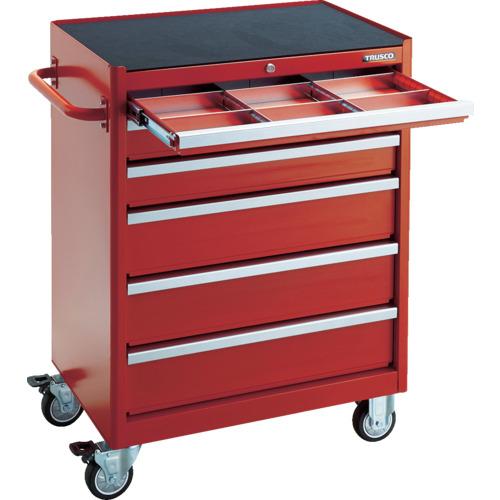 TRUSCO ローラーキャビネット 引出6段 50X1 100X2 150X3 仕切板付 ( TRC-123SR ) トラスコ中山(株)