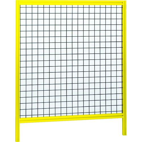 TRUSCO アルミ安全フェンス 間口1000mmX高さ1000mm ピッチ30 イエロー ( AF1010-Y ) トラスコ中山(株)