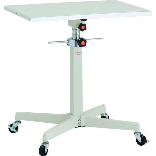 TRUSCO ローハイシステムテーブル ジャッキアップ式 600X450 車輪付 ( TRS-600S-1 ) トラスコ中山(株)