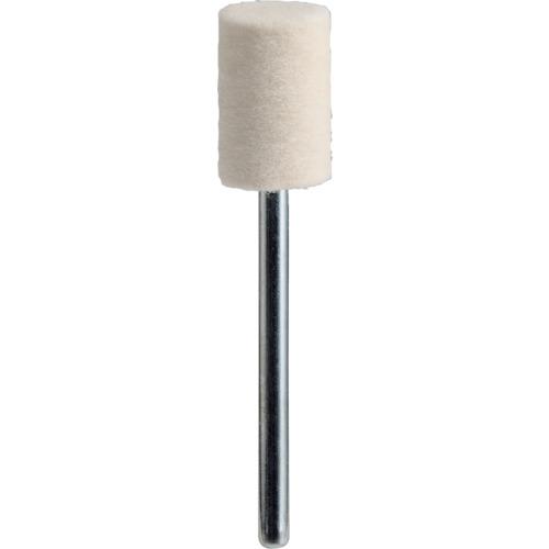 【SALE価格】TRUSCO フェルトミニホイール 平型 Φ10 仕上げ用 白色 (10個入) ( SF1015S-W ) トラスコ中山(株)
